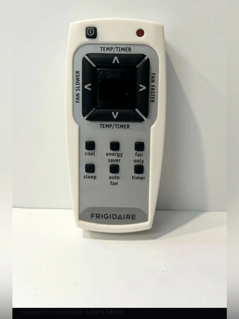 Frigidaire AC Remote Control (Original) - Picture 1 of 2